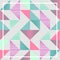 Punchy pastel triangle memphis abstract geometric pattern background.
