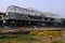 Pune, India - 06 December 2022, Construction of Pune metro bridge for Pune Metro Rail Project, erection of steel segments
