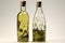 Pungent Olive oil bottle virgin. Generate Ai