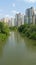Punggol Waterway with apartments