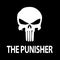 The Punisher logo vector illustration isolated in black background