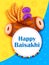 Punjabi New Year greeting background for Happy Baisakhi celebrated in Punjab, India