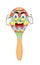 Punk cartoon illustration of Maraca