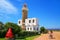 Punta Brava lighthouse in Punta Carretas, Montevideo, Uruguay