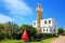 Punta Brava lighthouse in Punta Carretas, Montevideo, Uruguay