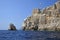 Punta Campanella seen from the sea. Amalfi coast, Italy