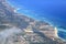 Punta Cana tropical resorts, aerial view