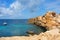 Punta de Sa Pedrera coast in Formentera