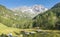 The Punta Gnifetti or Signalkuppe, Parrotspitze, Ludwigshohe, Piramide Vincent peaks from Rifugio Pastore - Valsesia valley