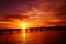 Punta Gorda Bridge at Sunset