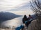 Punta larici, mountain over garda lake