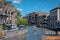 Punting on the river Cam in Cambridge, England