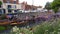 Punting on the river Stour in the centre of Canterbury, Kent, England