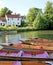 Punts On The River Cam, Cambridge, England