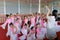 Pupils on chinese traditional folk dance lesson