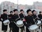 Pupils of the Moscow Military Music School are preparing for the parade on November 7 in Red Square.