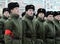 Pupils of the Moscow Suvorov Military School are preparing for the parade on November 7 in Red Square.