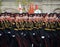 The pupils of the Tver Kalinin Suvorov military school during the parade on red square in honor of Victory Day.