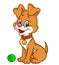 Puppy cartoon illustration