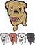 Puppy Mascot Logo English Bulldog