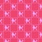 Puppy seamless pattern of red contour dogs