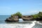 Pura Batu Bolong in the rock in Bali, Indonesia