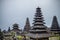 Pura Besakih temple with traditional black pagoda at Bali