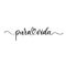 Pura vida. Lettering. Translation from Spanish - Pure life. Design for greeting cards, posters, T-shirts, banners, print