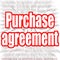 Purchase agreement word with zoom in effect