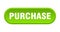 purchase button. rounded sign on white background