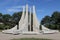 Purdue Mall Water Sculpture, also known as the Purdue University Engineering Fountain and was completed in 1989