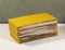 Pure beeswax comb sheets with copy space