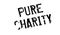 Pure Charity rubber stamp