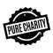 Pure Charity rubber stamp