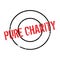 Pure Charity rubber stamp