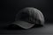 Pure and Clean, Realistic Black Cap Mockup with White Background