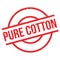 Pure Cotton rubber stamp