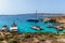 Pure crystal water of Blue Lagoon on Malta