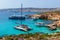Pure crystal water of Blue Lagoon on Malta