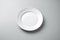 Pure Elegance: White Plate on Transparent Background.