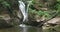 Pure fresh water waterfall in forest