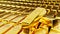 Pure gold Business concept of gold trading in the stock market