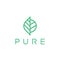 Pure Leaf Nature Logo Design Inspiration
