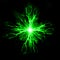 Pure Power and Electricity Green Plasma Electrical Engergy