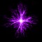 Pure Power and Electricity Purple Plasma Electrical Engergy