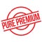 Pure Premium rubber stamp