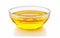 Pure Radiance: Sunflower Oil in Transparent Glass Bowl