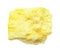 pure rough Sulphur (Sulfur) rock isolated