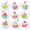 Pure series Hand drawn cake icons