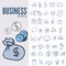 Pure series | Hand drawn internet,business icon set